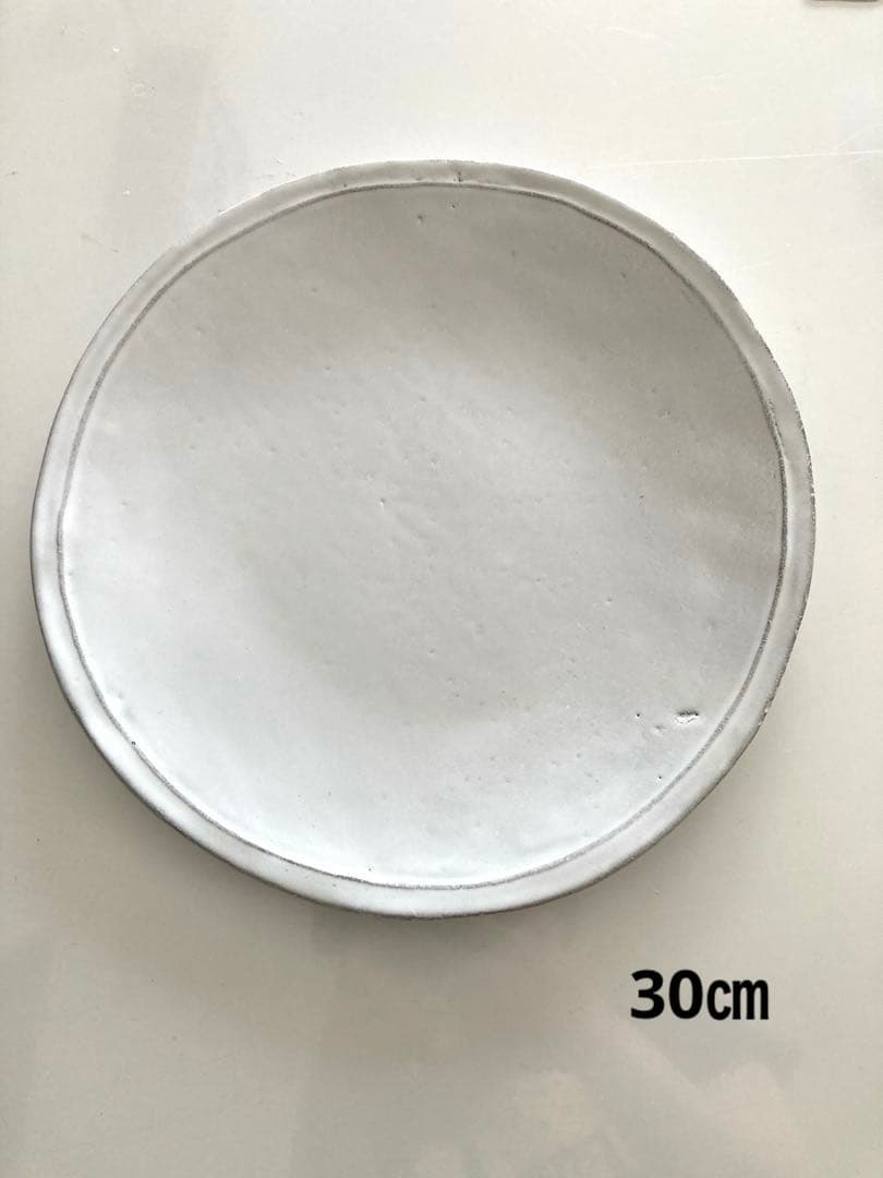 Astier de Villatte アスティエド　シンプル プレート　30㎝