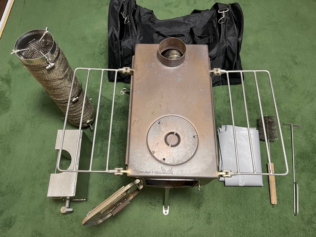 テンマクデザイン ウッドストーブ サイドヴューLセット　オプション多数プレゼント