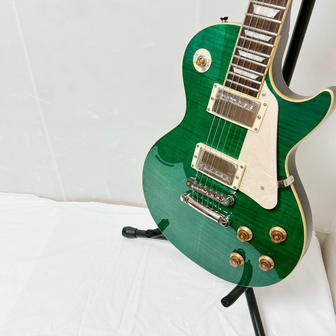 美品 Burny バーニー Lespaul Custom レスポール グリーン