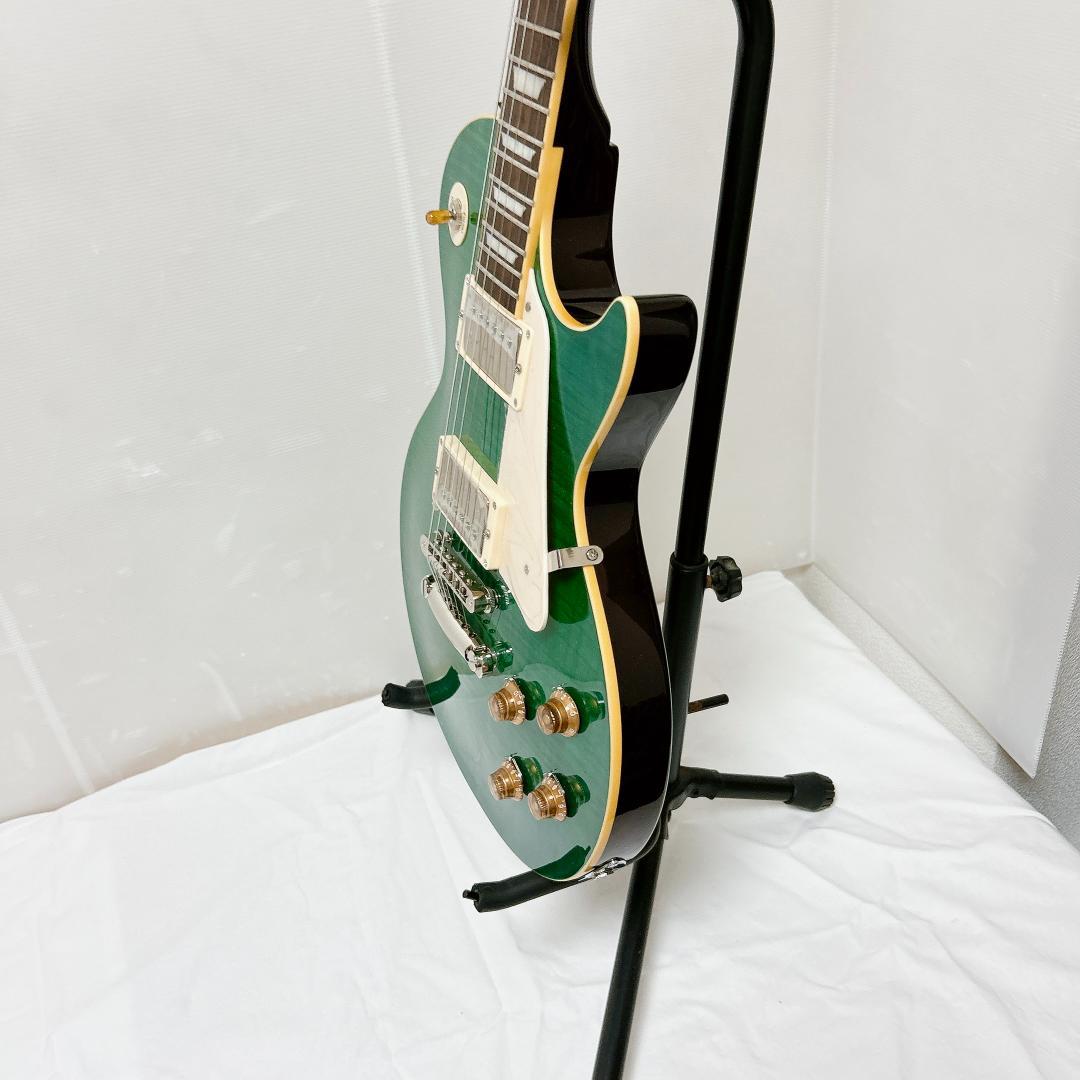 美品 Burny バーニー Lespaul Custom レスポール グリーン