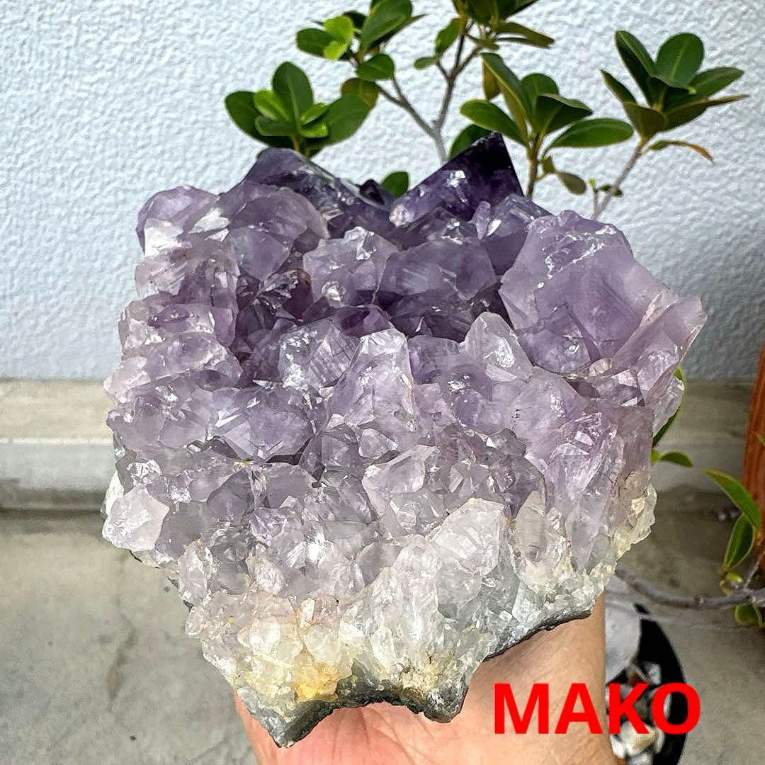 M1674☆アメジストクラスター1.6Kg☆天然石　原石☆N50301-B