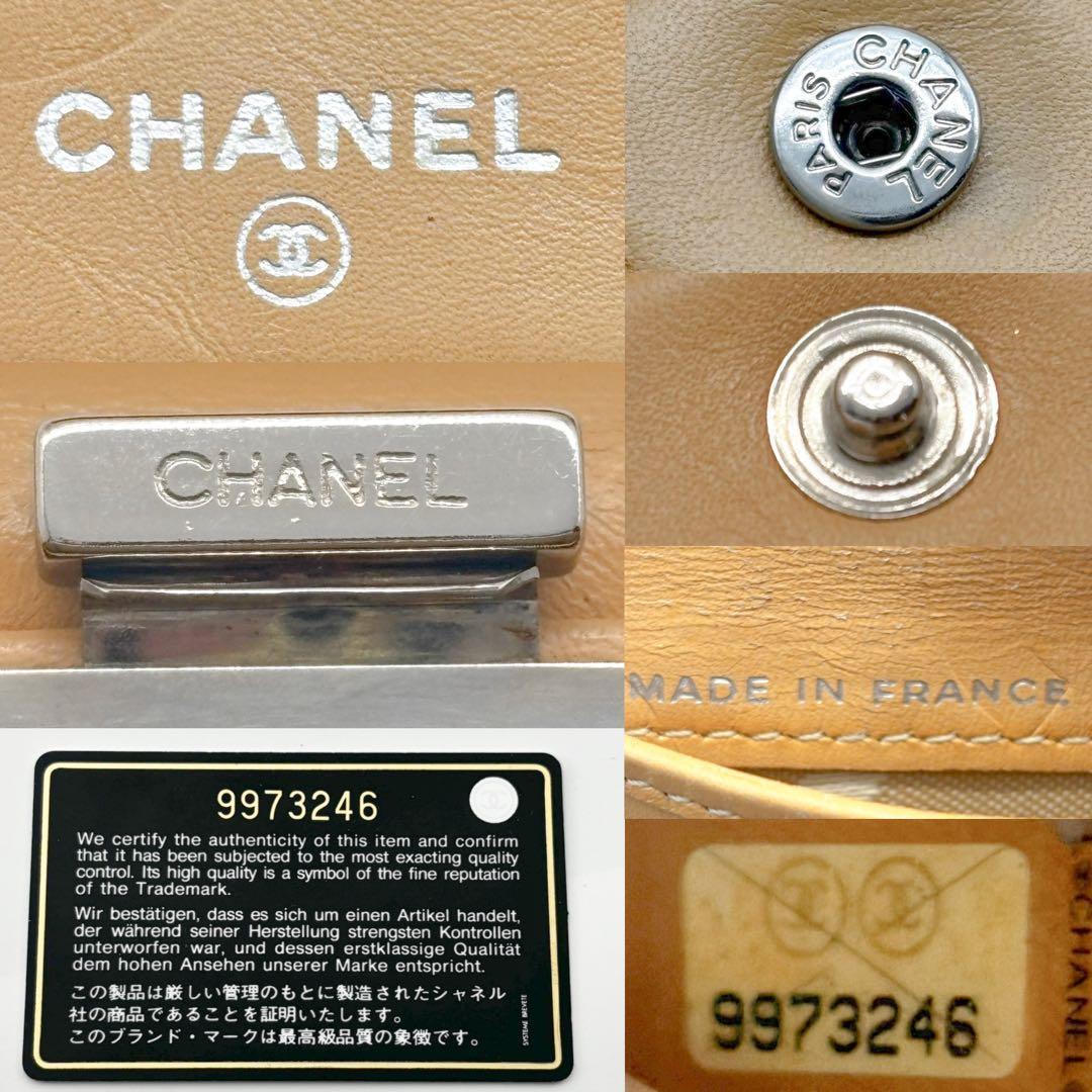 最終価格【美品✨】シャネル 財布 カンボンライン 二つ折 がま口