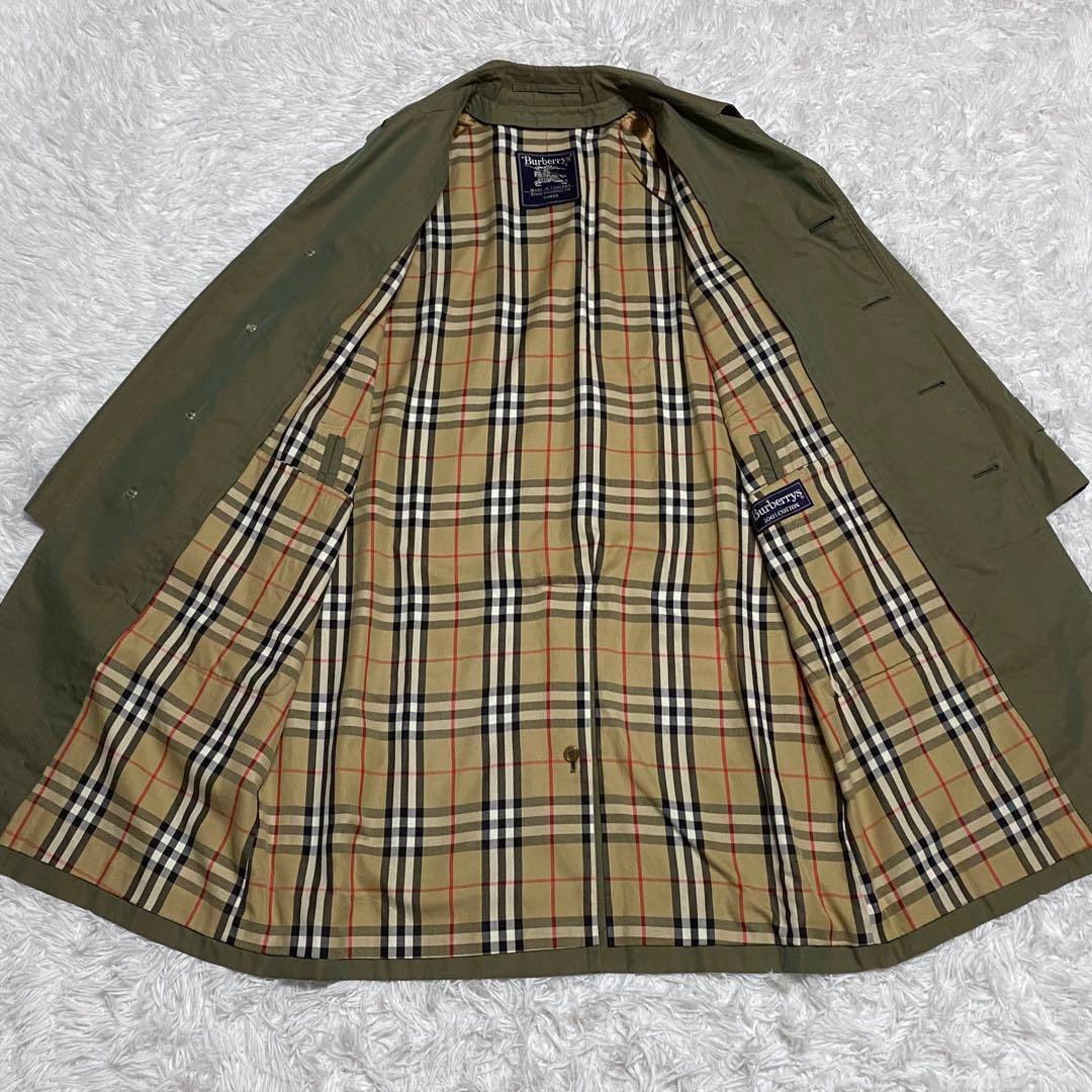 【希少】【高級】Burberry's・トレンチコート・玉虫色・ライナー付き