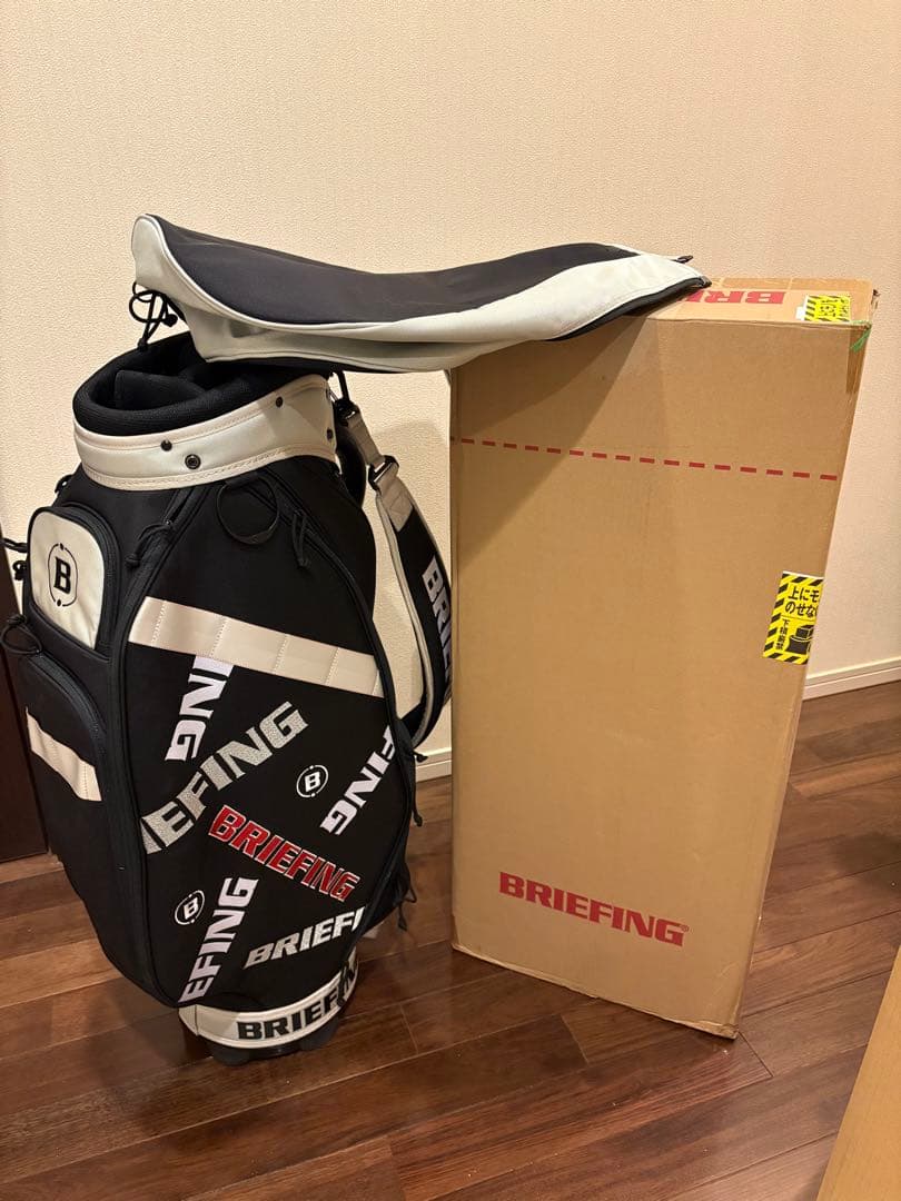 BRIEFING キャディバッグ ブラック　限定品　ほぼ新品