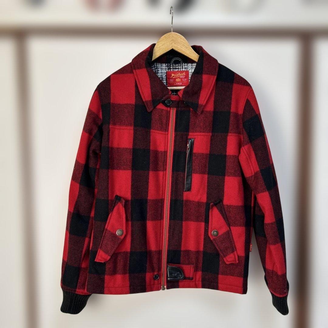Woolrich バッファローチェック　ウールジャケット