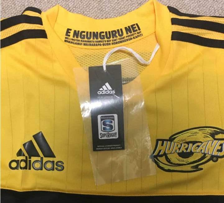 ラグビー　ハリケーンズ　アディダス　トレーニングジャージ
