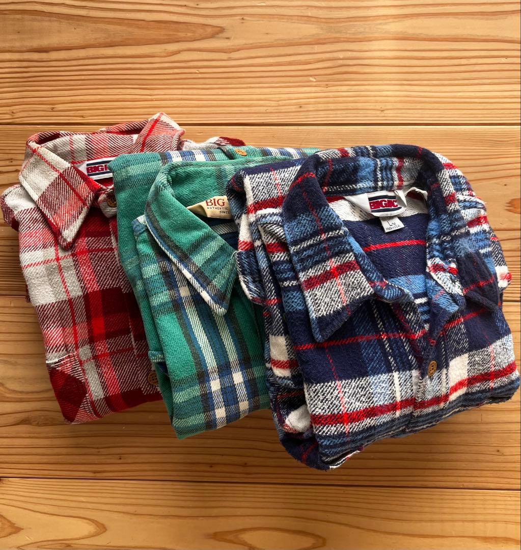 BIC MAC ネルシャツ ⭐︎ ビンテージ ⭐︎ USA製 ⭐︎ ３枚まとめて