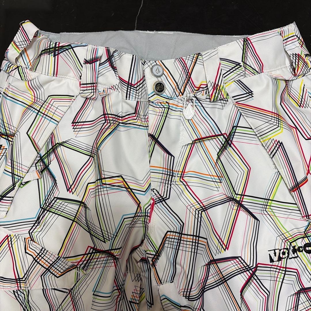 ボルコム スノーボードウェア上下セット M相当 10k Nimbus 紫×総柄