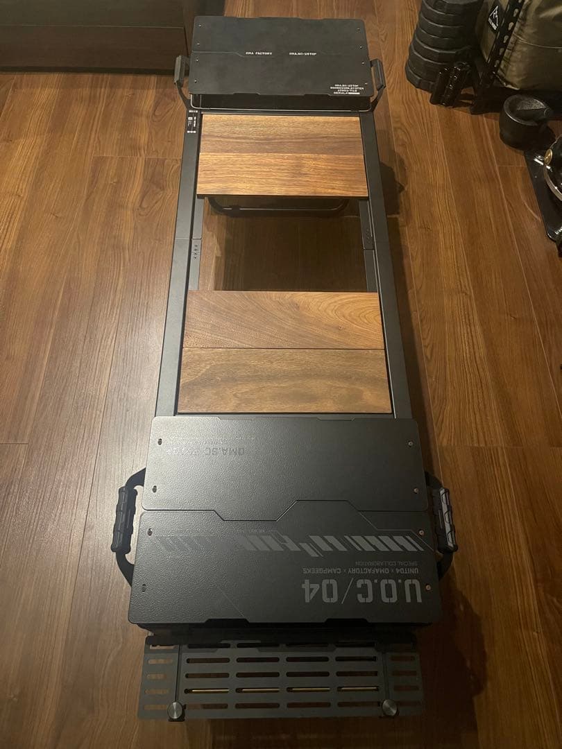 シェルフコンテナ　OMA Factoryカスタム　シェルコンigtテーブル