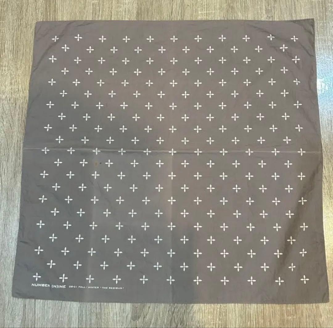 レア ナンバーナイン NUMBER (N)INE redisun期バンダナ