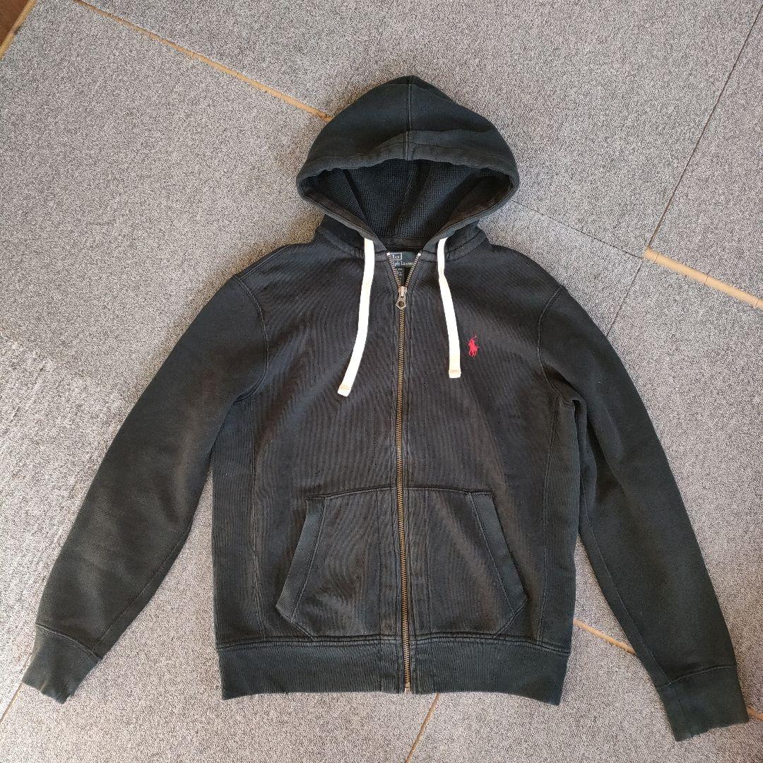 Polo by Ralph Lauren ジップパーカー 黒 Mサイズ swag
