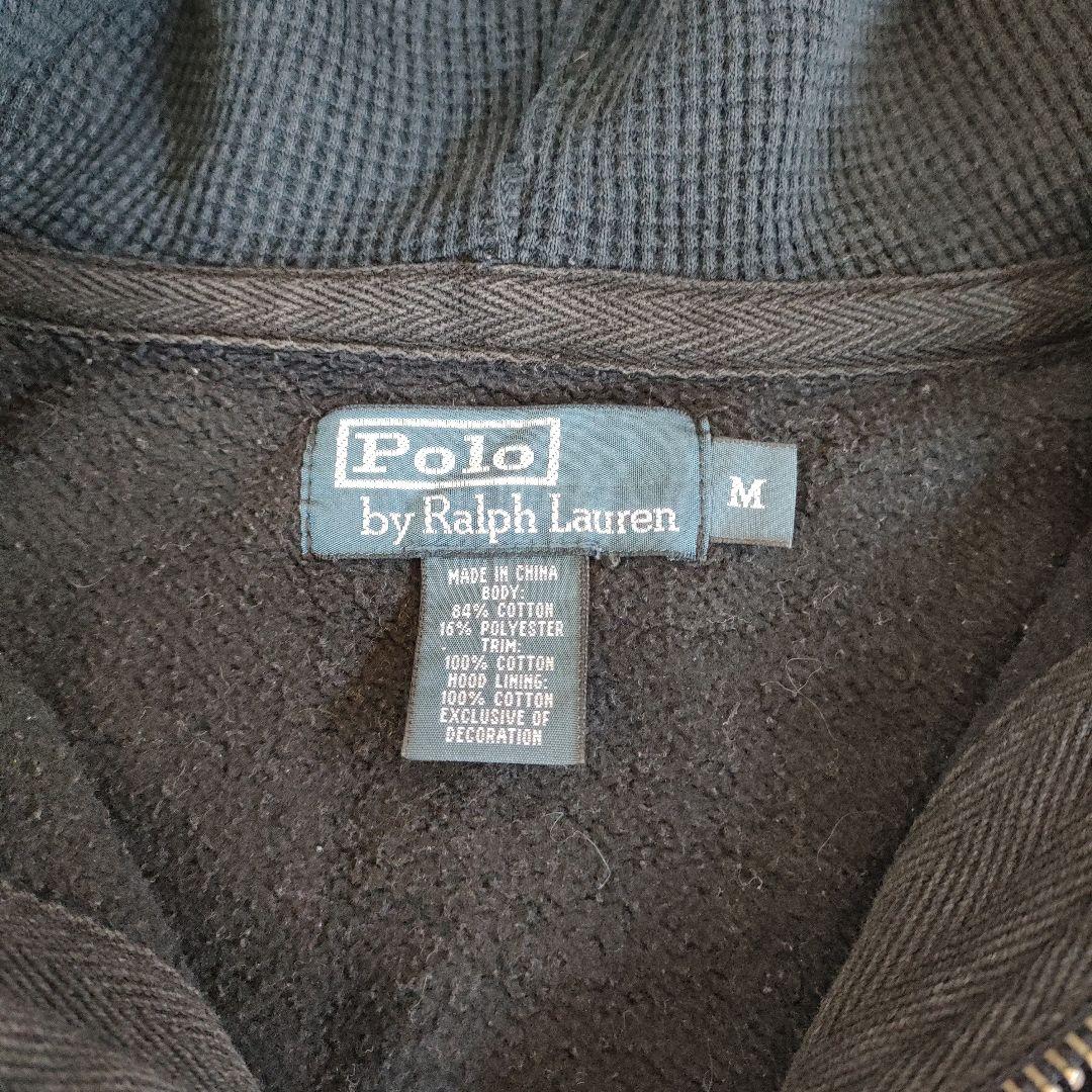 Polo by Ralph Lauren ジップパーカー 黒 Mサイズ swag