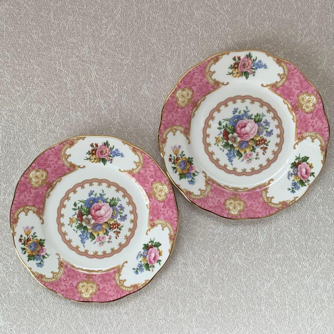 ロイヤルアルバート　レディーカーライル　ケーキ皿　6枚