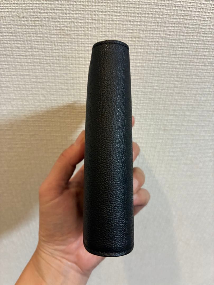 新品　JILL STUART ブラック ×ベビーピンク　二つ折財布　がま口小銭入