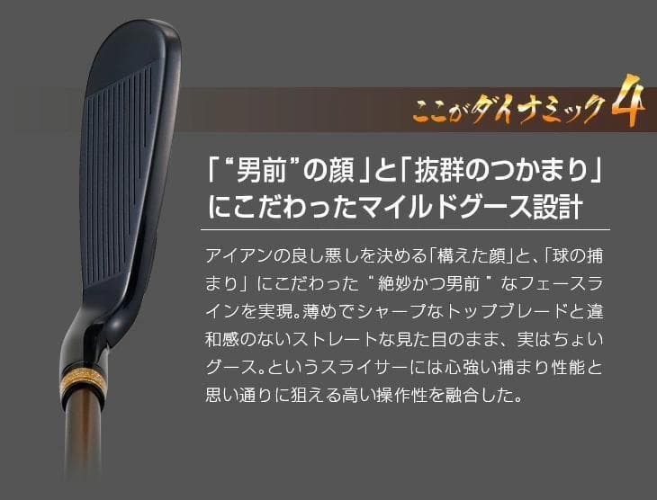 【新品】高反発 ダイナミクスプレステージアイアン6本　ワークテック飛匠