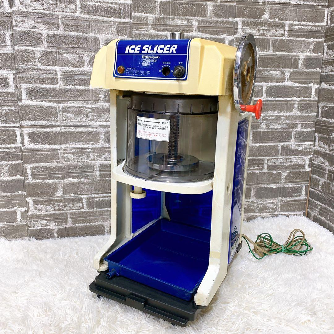 中部コーポレーション 初雪 HF-700Pかき氷機 ブロック氷 アイススライサー