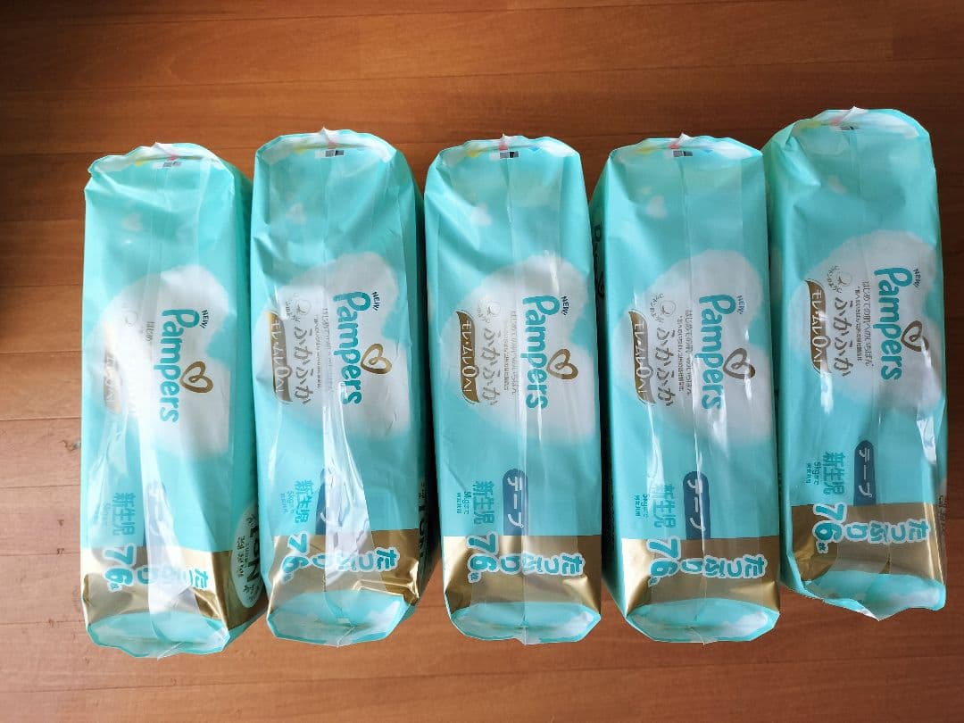 Pampers ふかふかモレ・ムレ0へ 76枚×5袋