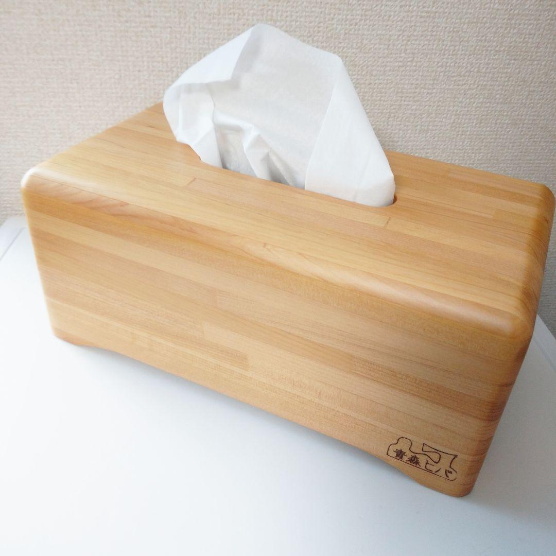 青森ヒバ ティシュボックス 未使用