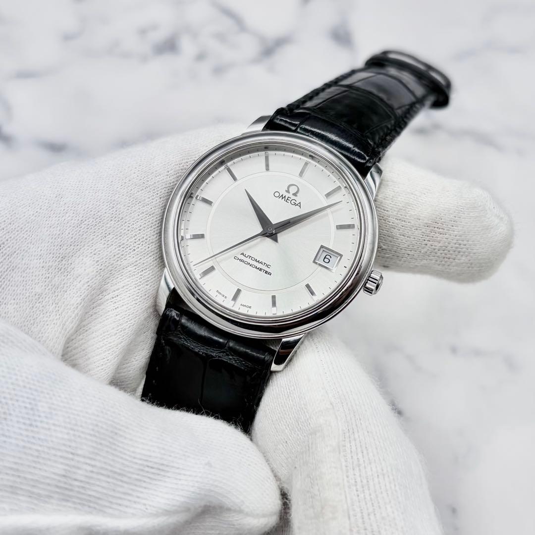 極美／OH済 オメガ デ・ヴィル プレステージ クロノメーター 168.1050