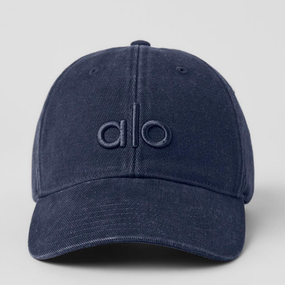 正規品 alo Washed Off-Duty Cap ヴィンテージ ネイビー