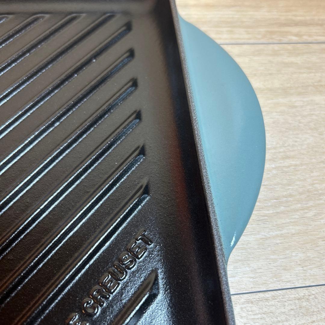 ルクルーゼ　グリル・カレ　スクエアグリル　グリルパン　24cm オーシャン