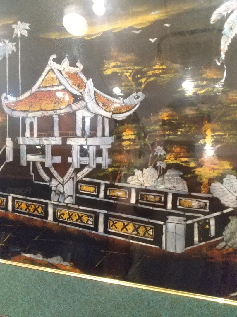 ■螺鈿細工■額　工芸品　伝統工芸品