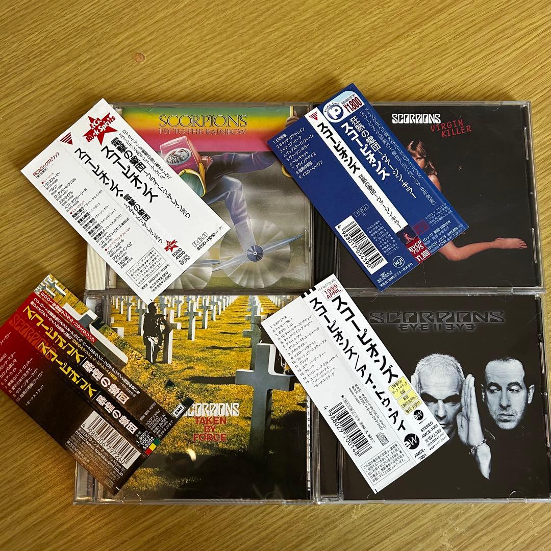 スコーピオンズ SCORPIONS 日本盤帯付CD4枚セット