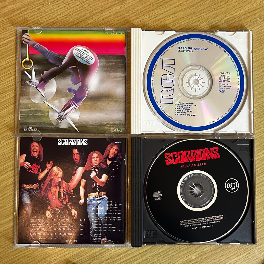 スコーピオンズ SCORPIONS 日本盤帯付CD4枚セット