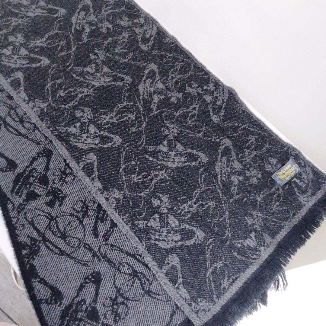 Vivienne Westwood イタリア製 ストール オーブ ロゴ総柄 廃盤