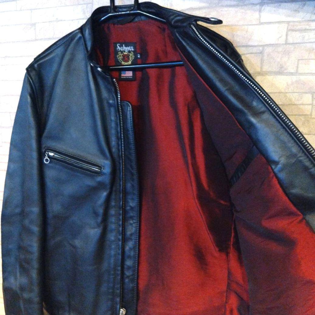 SCHOTT　ショット　641XX 60's　ライダースジャケット　ＸＬ　牛革