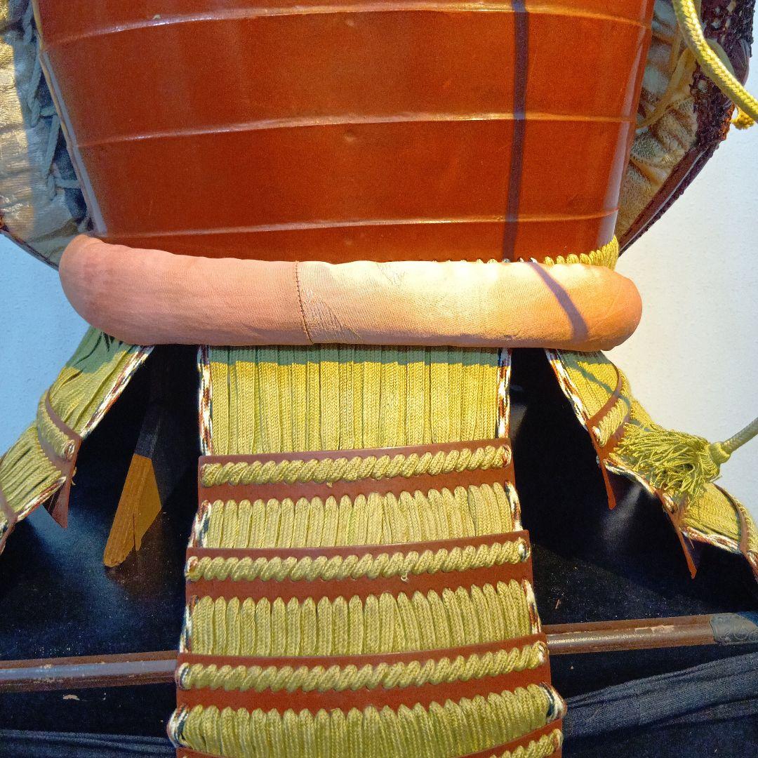 値下げ等身大　赤鎧兜一式　飾り付けた状態　 高さ　約　163センチ