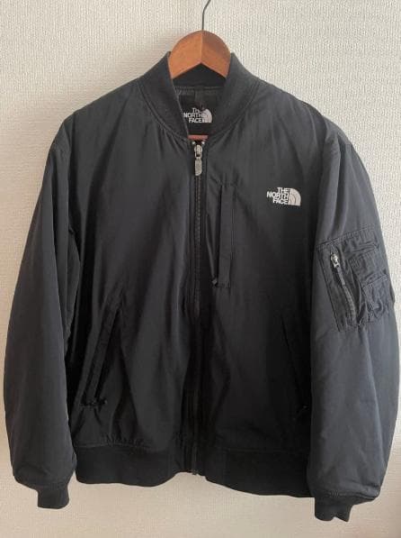 【美品】THE NORTH FACE ブラック MA-1 ジャケット Mサイズ