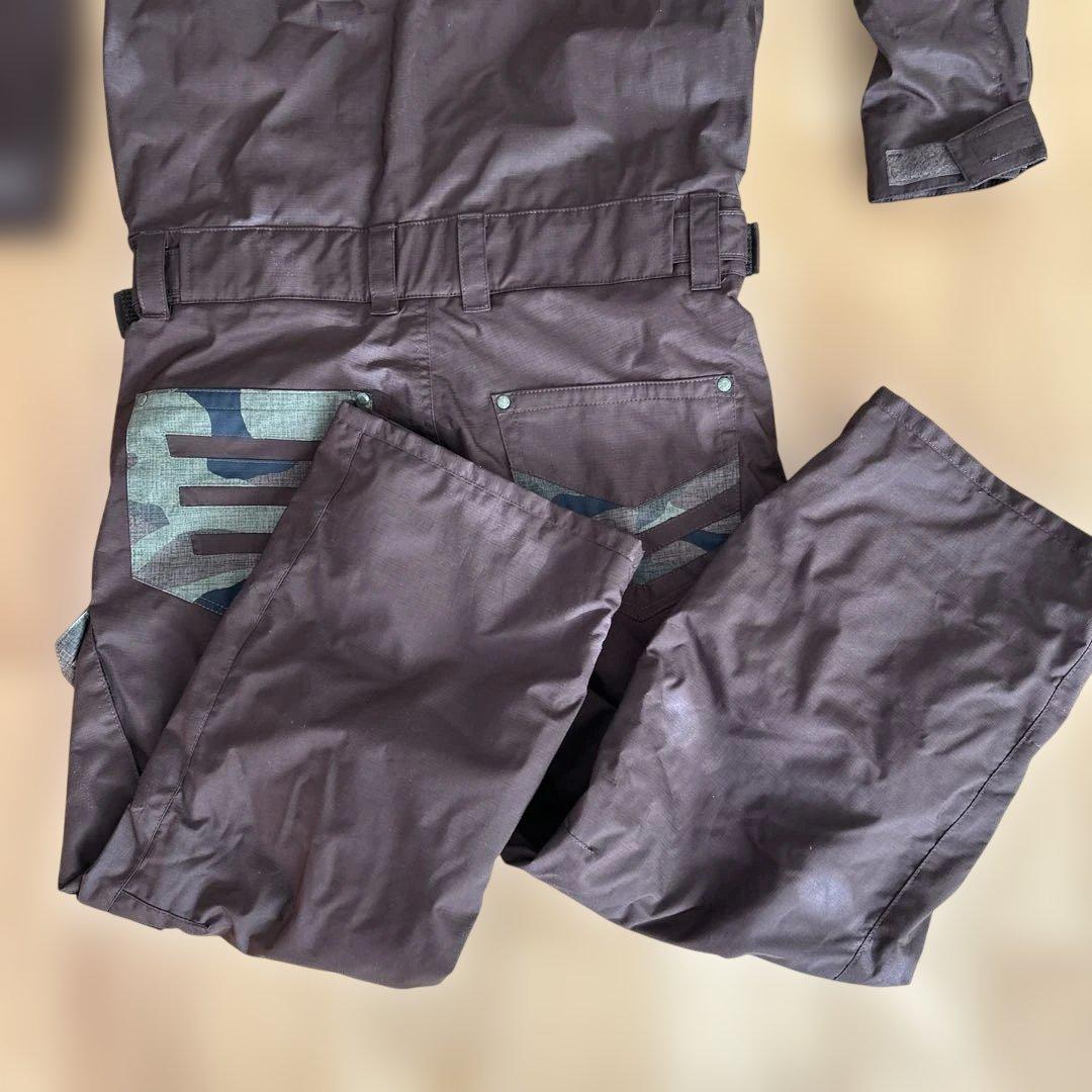 スノーボードウェア Mサイズ ダークブラウン