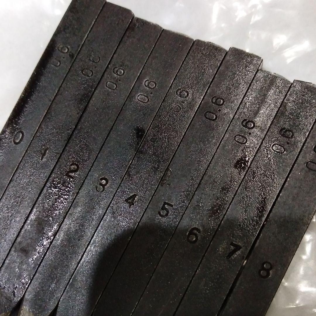 刻印0.6mm 数字セット