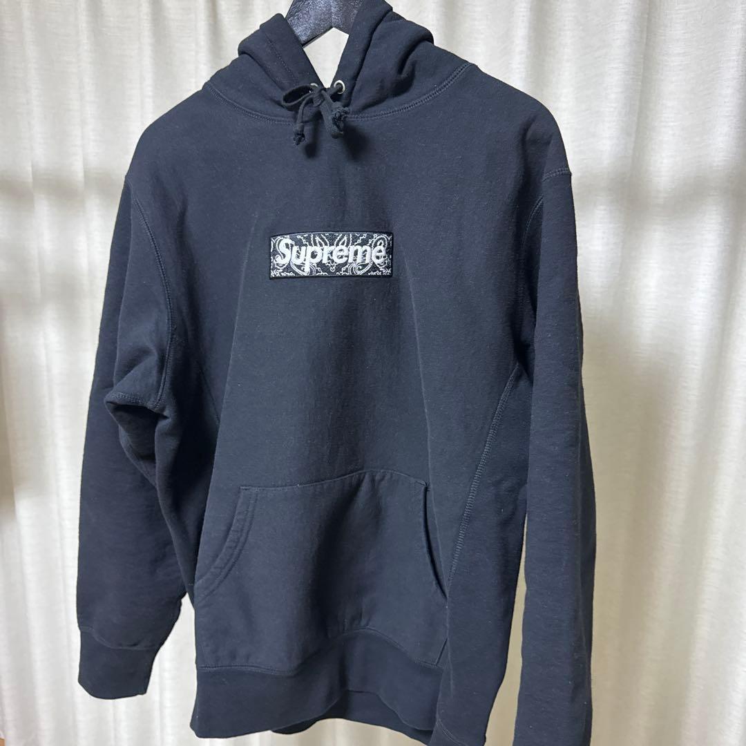 トップス Supreme Bandana Box Logo Hooded