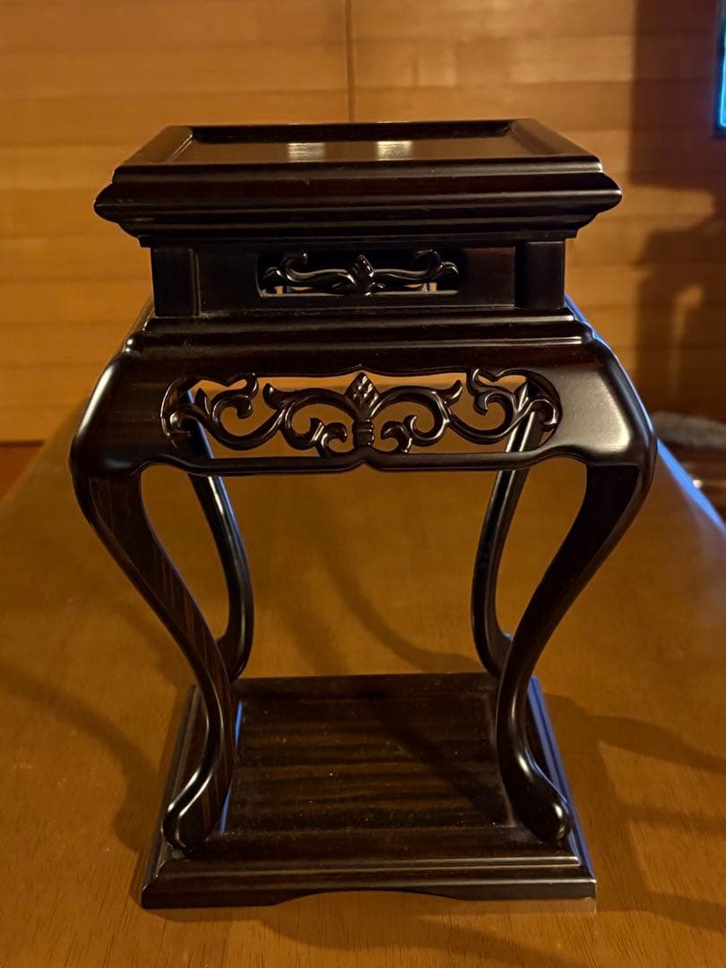 木製 香炉台　花台　盆栽台 飾り台　A