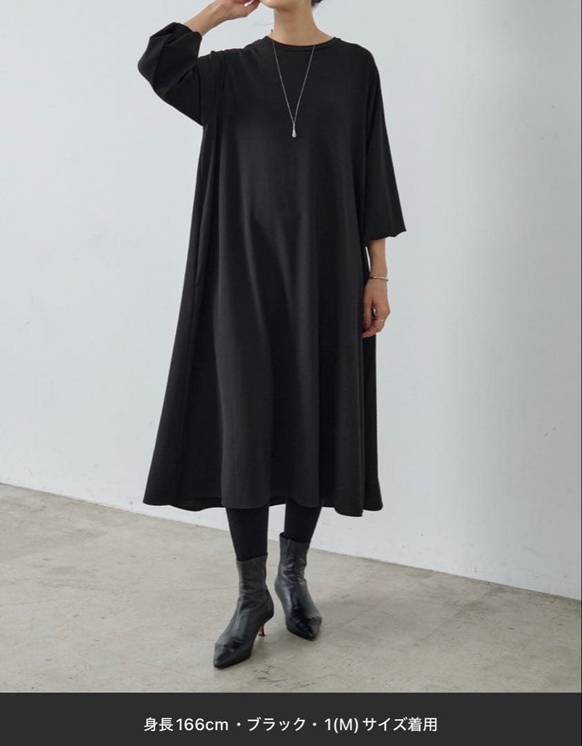 ★27日まで限定価格★BEARDSLEY Tワンピース《LIVETART》黒、1