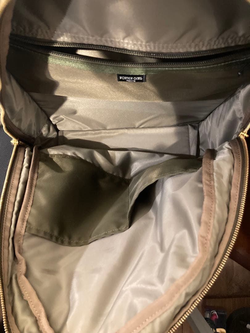 PORTER GIRL シア　オリーブ　カーキ　バックパック
