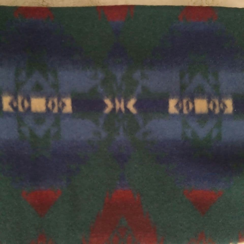 新品 ラルフローレンホーム グリーンビーコン スタジアムブランケット ネイティブ