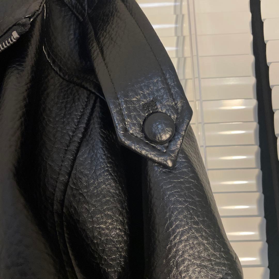 【新品】エコレザージャケットブルゾン