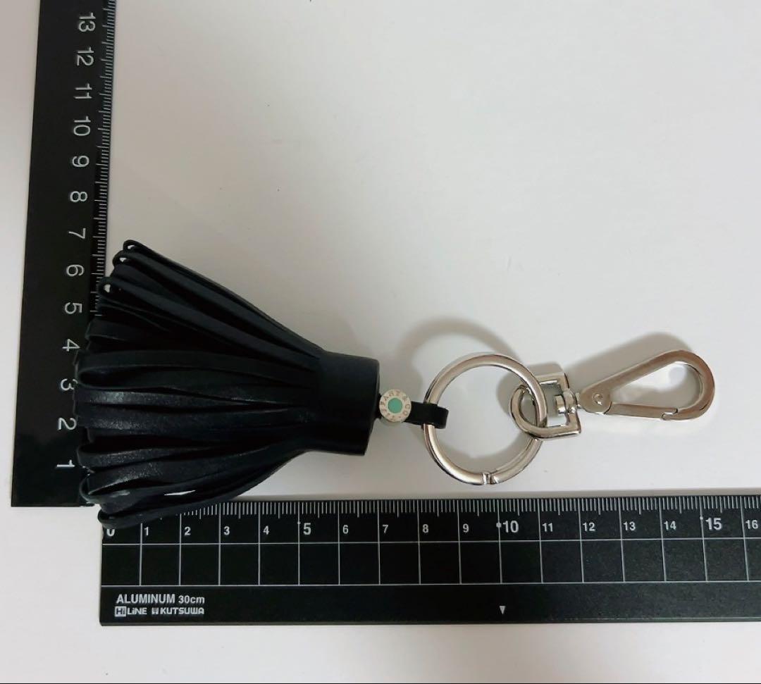 ティファニー　TIFFANY&Co. キーホルダー　タッセル　黒　ブラック