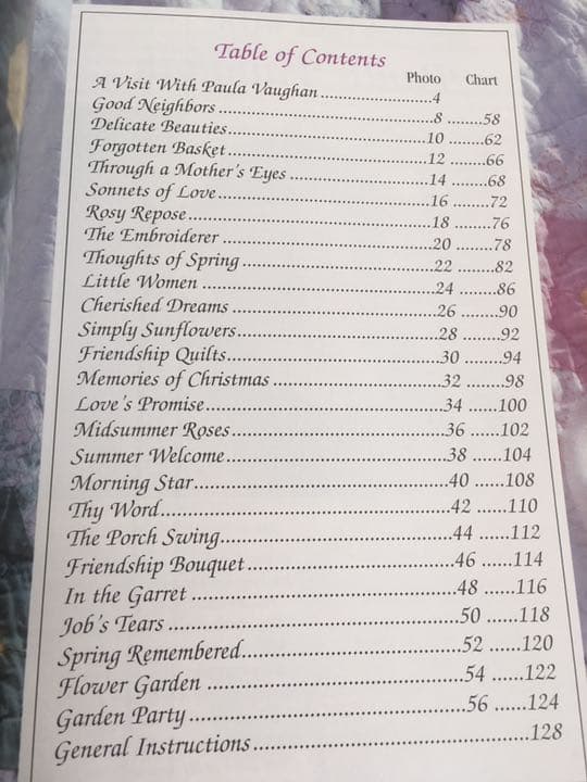 クロスステッチ図案集　Paula Vaughan BOOK TWO