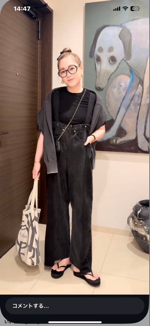 77サーカ リメイクデニムサロペ カレンソロジー 36