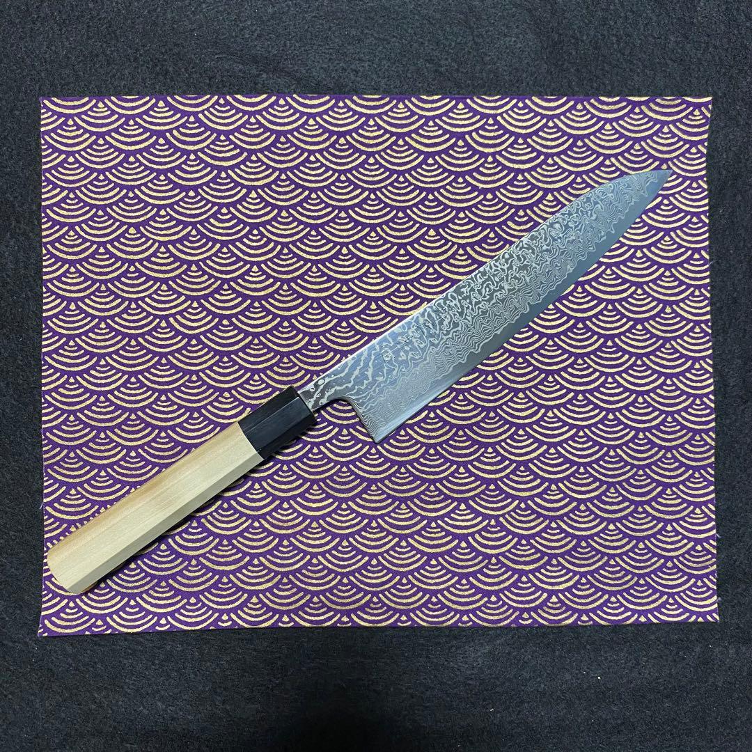 堺匠味正 プロ仕様 ダマスカス67層 牛刀 210mm 水牛八角柄
