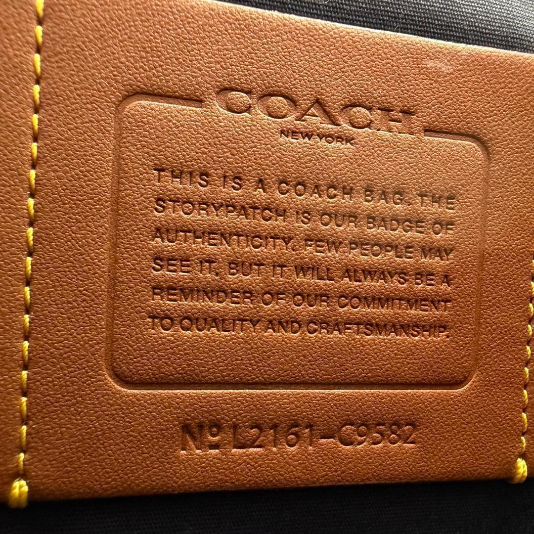 COACH コーチ ショルダーバッグ リーグ バイク バッグ シグネチャー