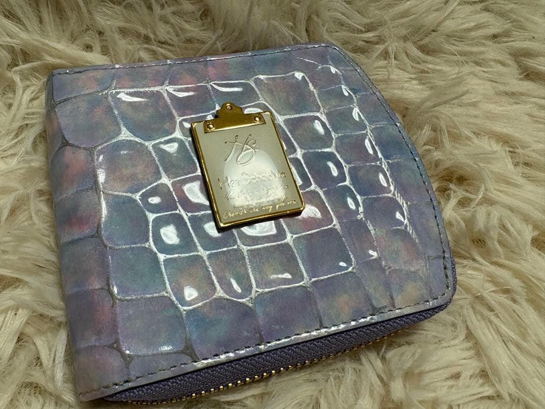 美品♪Her Schedule ハースケジュール二つ折り財布 イブニングスターズ