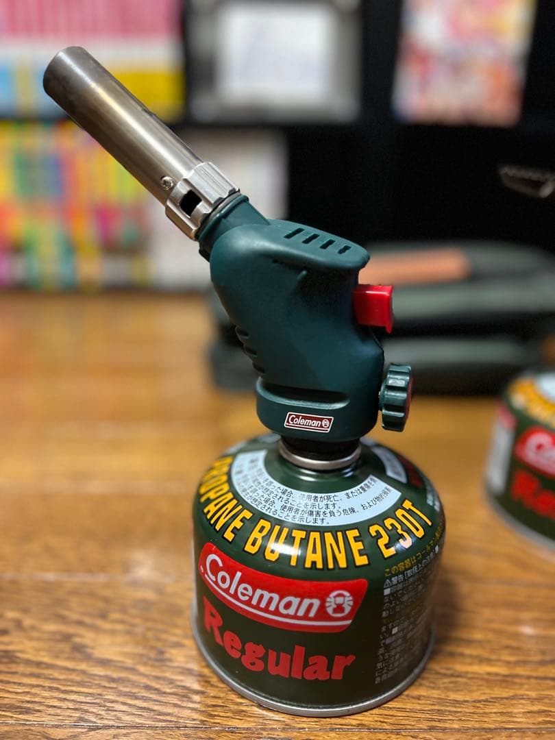 J*t様 Colemanファイアーストーム・トーチバーナー 純正LPガス収納袋付