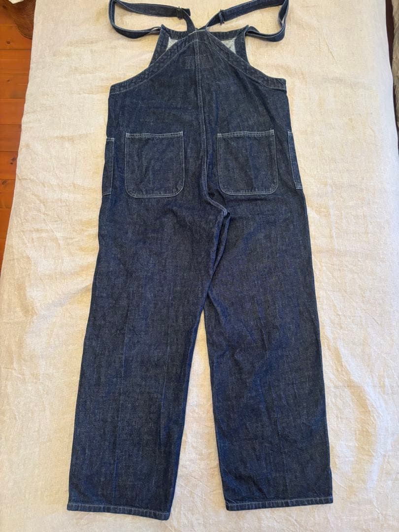 最終お値下げ　HARVESTY ダークデニム オーバーオール 1