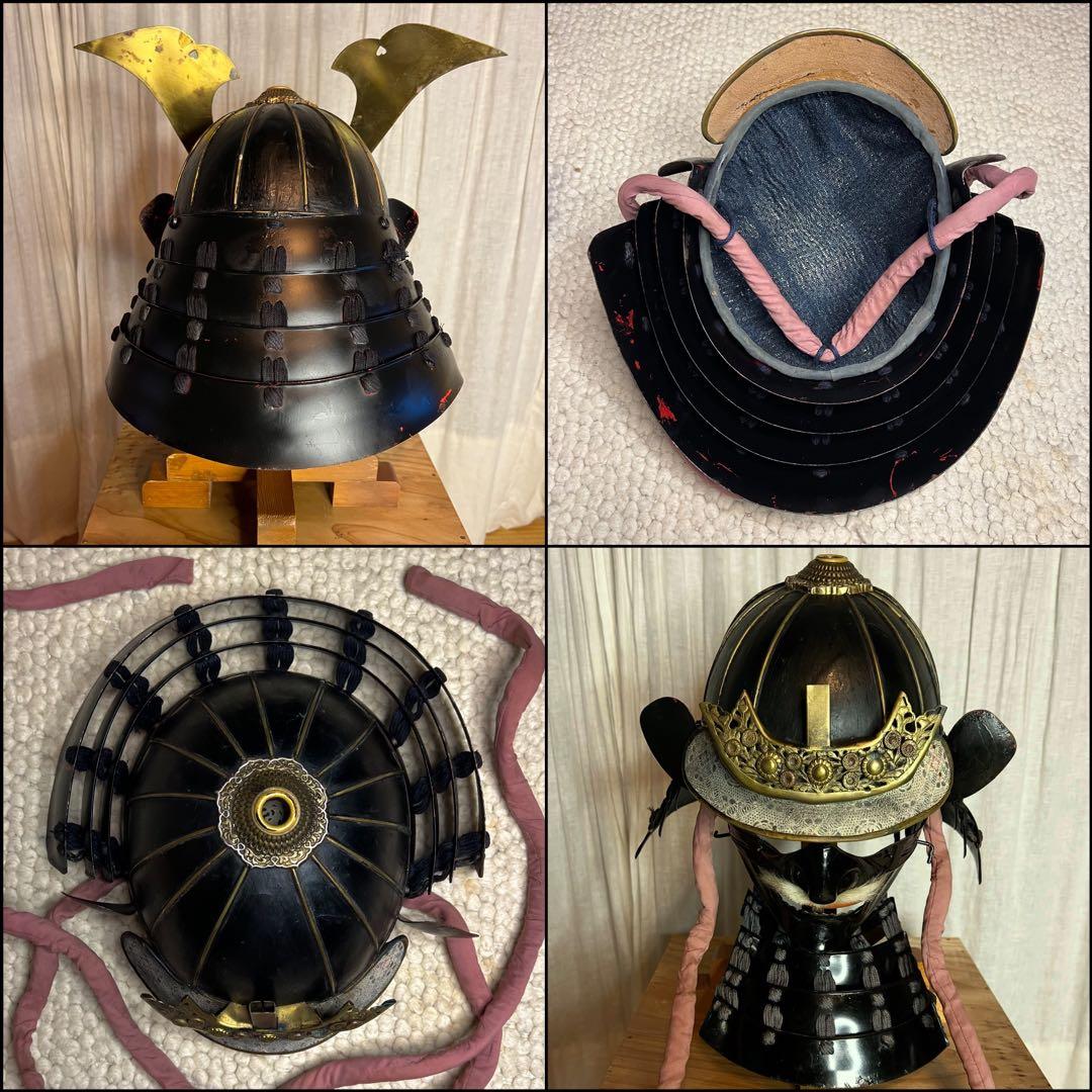 【BLACK】【越前朝倉家 鎧】日本甲冑【等身大】鎧一式【清掃•除菌】済