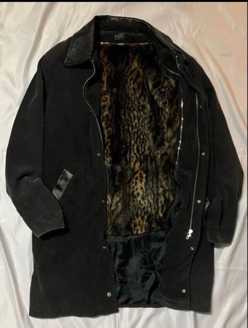 schott コーデュロイコート　レザー